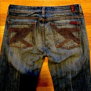 7 for all mankind Size 27 Low Rise Boot Cut jeans